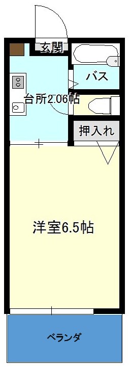 ジュネス徳川2階　間取図